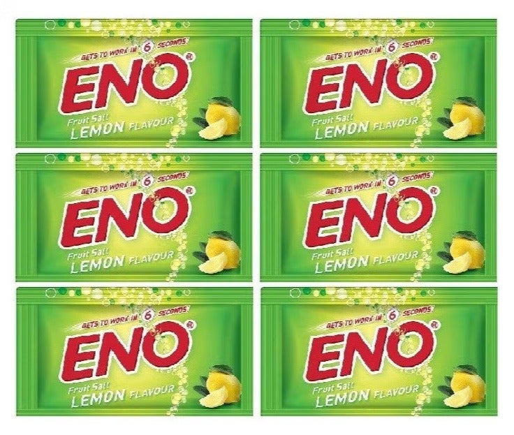 Pack of 6 Ino Lemon sachets, 5 grams each