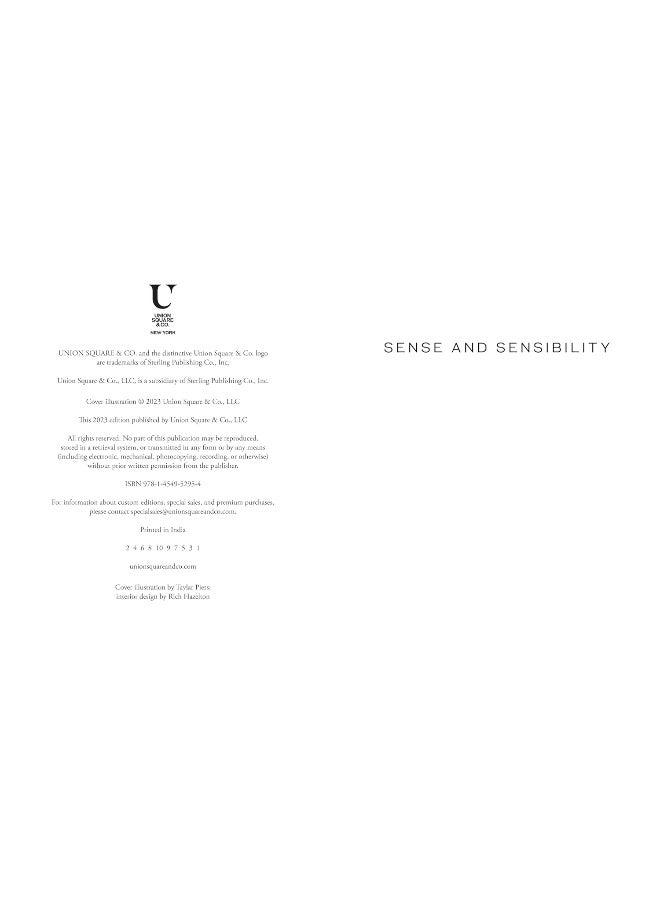Sense and Sensibility