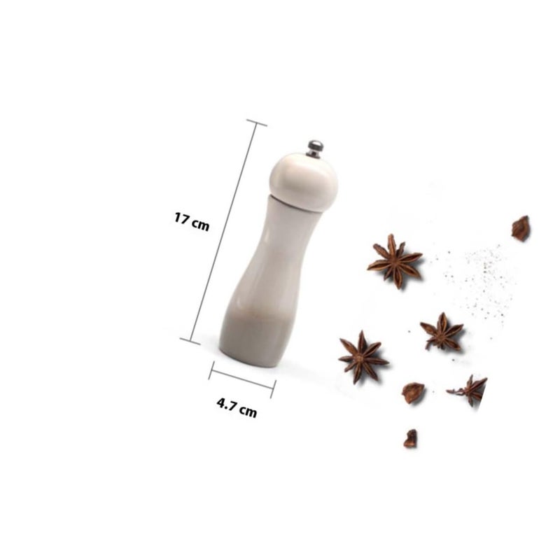 Ceramic Pepper Mill 6 Inch Gradient Design Handheld Refillable Spice Grinder For Kitchen Bbq Dining - Image 3