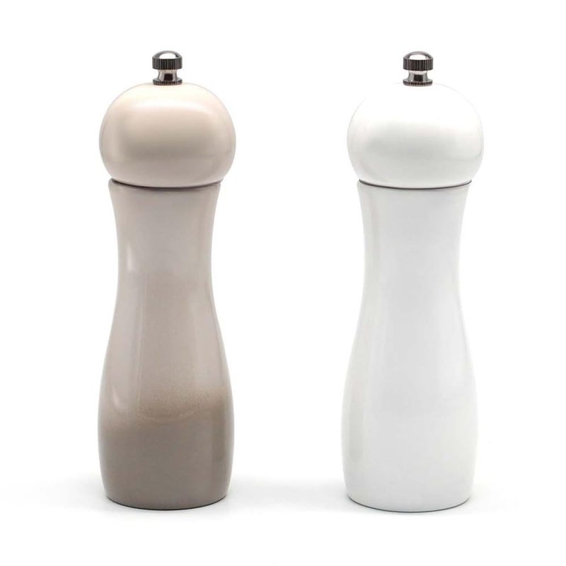 Ceramic Pepper Mill 6 Inch Gradient Design Handheld Refillable Spice Grinder For Kitchen Bbq Dining - Image 2