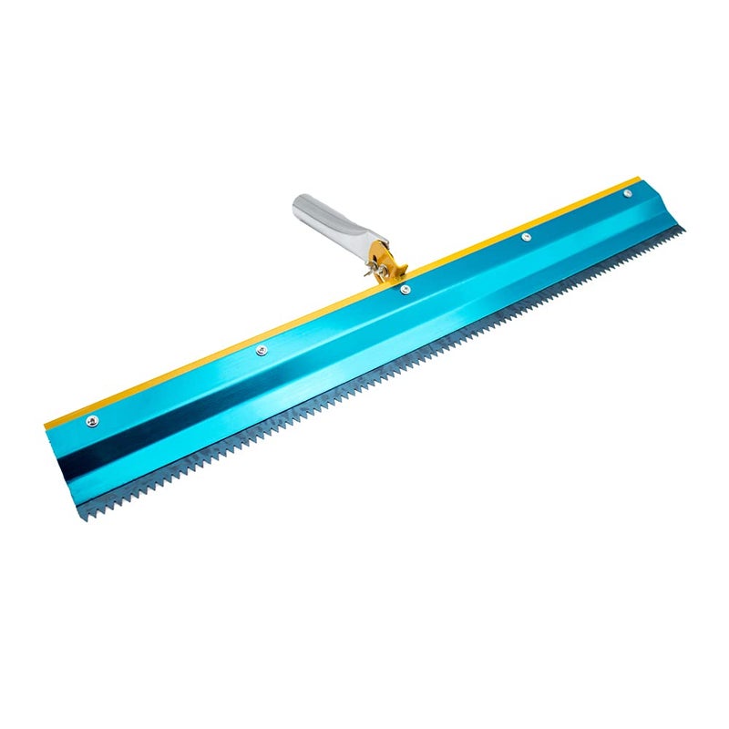 Stainless Steel Notched Squeegee Epoxy Cement Painting Coating Self Leveling Flooring Gear Rake Construction Hand Tools 3MM