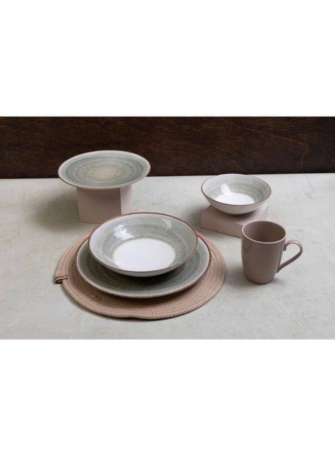 هوم برو طقم عشاء "إيرث لايت" من ٣٠ قطعة - لون البيج - Image 2