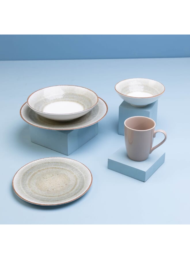 هوم برو طقم عشاء "إيرث لايت" من ٣٠ قطعة - لون البيج - Image 1