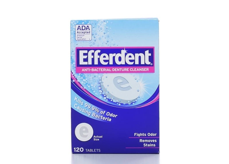 Efferdent Denture Cleanser 120Count Tablets Pack of 3