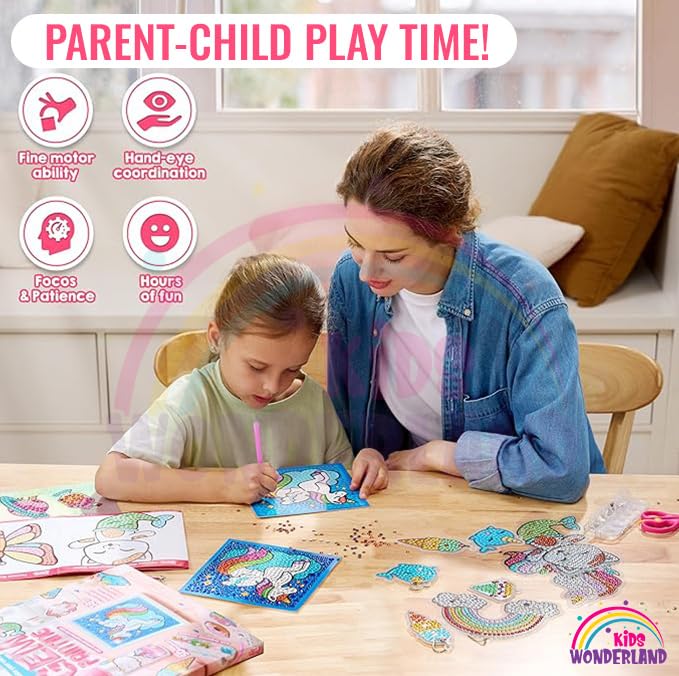 Retailio 5D Diamond Painting Kit, 12x16inch Diamond Painting Kit for Adults & Kids, Very Suitable for Home Leisure and Wall Decoration (Gem Art) - Image 2