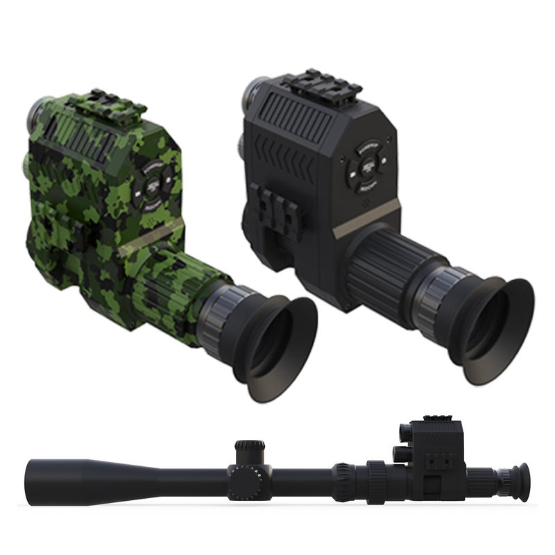 مكبرات ضوء الرؤية الليلية الرقمية Megaorei الأحادية العدسة بدقة 1080P مدى 100-200 متر - كاميرا تسجيل حرارية للمسافات البعيدة تدعم تسجيل الصور والفيديوهات بالعديد من اللغات للاستخدام في التخييم الخارجي والصيد والرصد الليلي والبحارة - Image 3