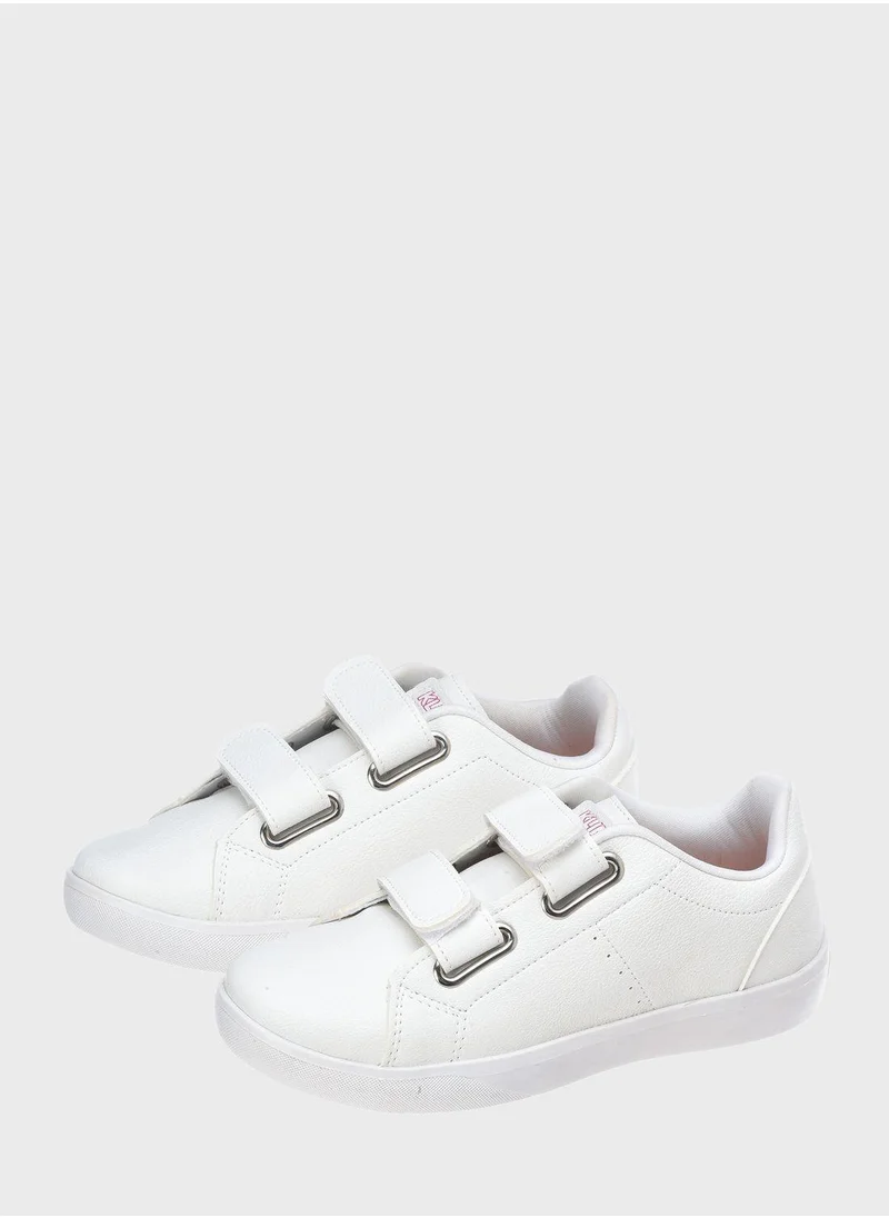 Klin Kids Velcro Low Top Sneakers