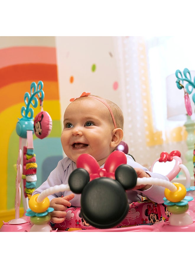 Bright Starts - Minnie Mouse Peekaboo Activity Jumper - Image 1