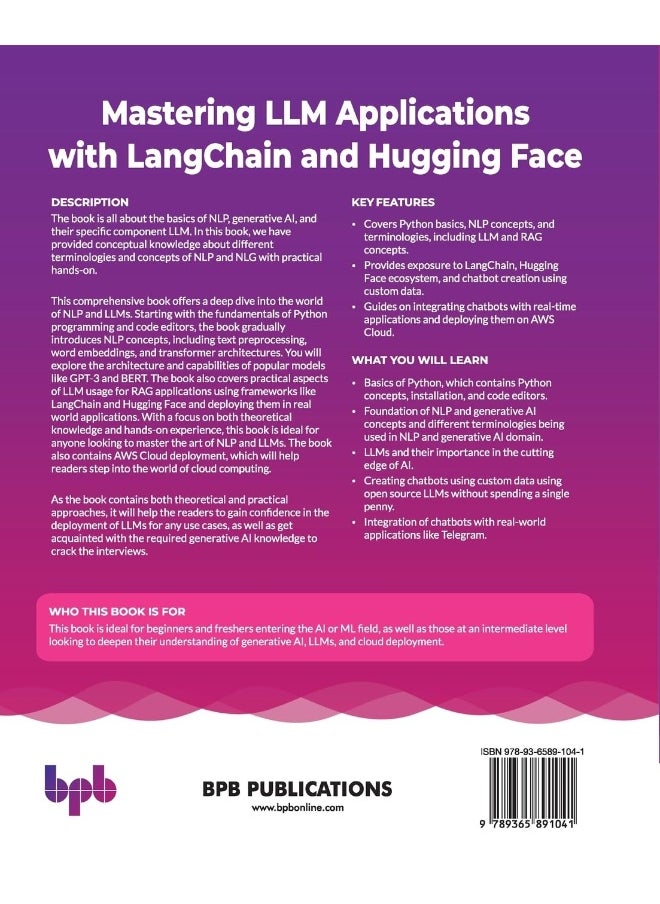 null - Mastering LLM Applications with LangChain and Hugging Face: Practical insights into LLM deployment and use cases (English Edition) - Image 1