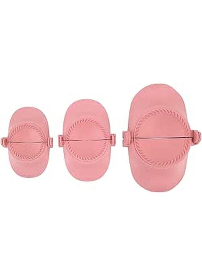 3 Piece Dumpling Maker Press Manual Dough Skin Shaper Quick Easy Use - Image 1