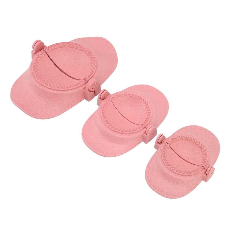 3 Piece Dumpling Maker Press Manual Dough Skin Shaper Quick Easy Use - Image 3