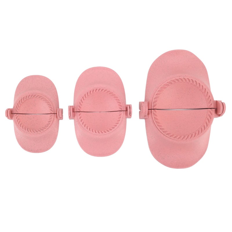 3 Piece Dumpling Maker Press Manual Dough Skin Shaper Quick Easy Use - Image 2