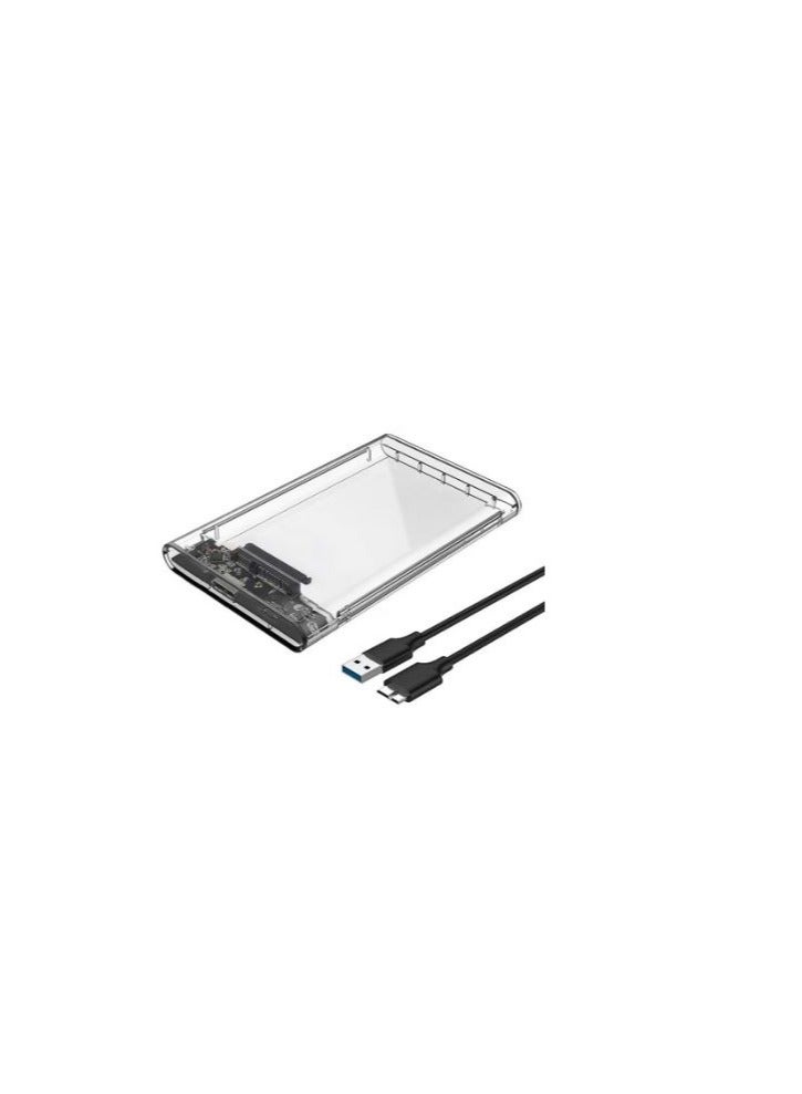 زيرو 2.5 SATA إلى USB 3.0 حاوية محرك أقراص صلبة خارجي لـ 2.5 بوصة SSD و HDD 9.5 مللي متر 7 مللي متر علبة محرك أقراص صلبة خارجي يدعم  - Image 1