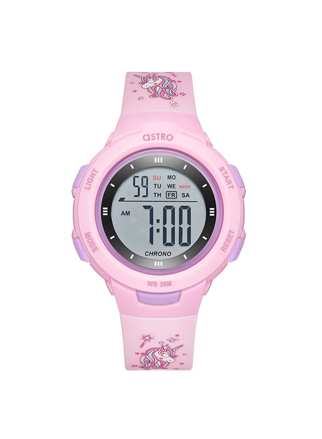 أسترو ASTRO Kids Digital Pink Dial Watch - A23916-PPPP-UN