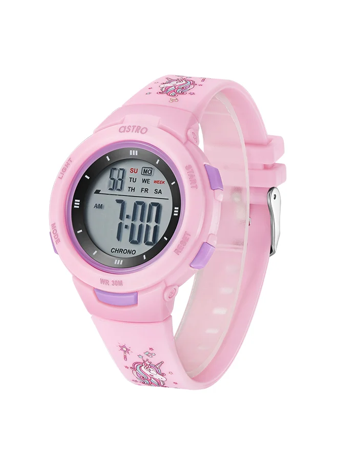 أسترو ASTRO Kids Digital Pink Dial Watch - A23916-PPPP-UN