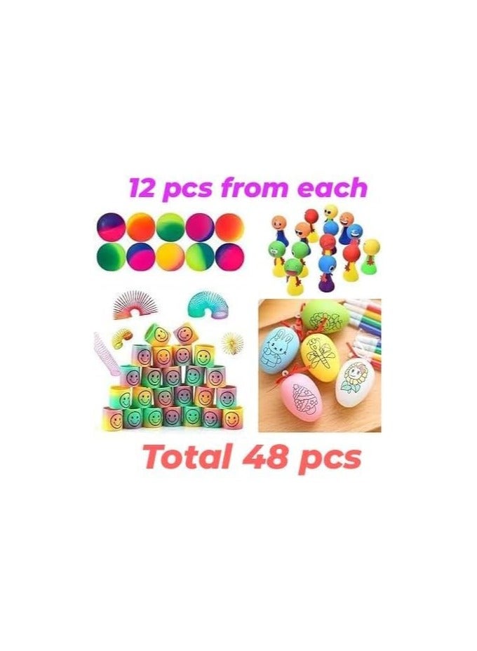 JOLLITY LLC Party Favors For Kids Birthday-48Pcs Mini Toys PACK Return Gifts For Birthday Party Kids| Party Favours Bulk Gifts For Kids| Mini Toys Birthday Giveaways|Gifts Party Favors| Goodie Bags - Image 2