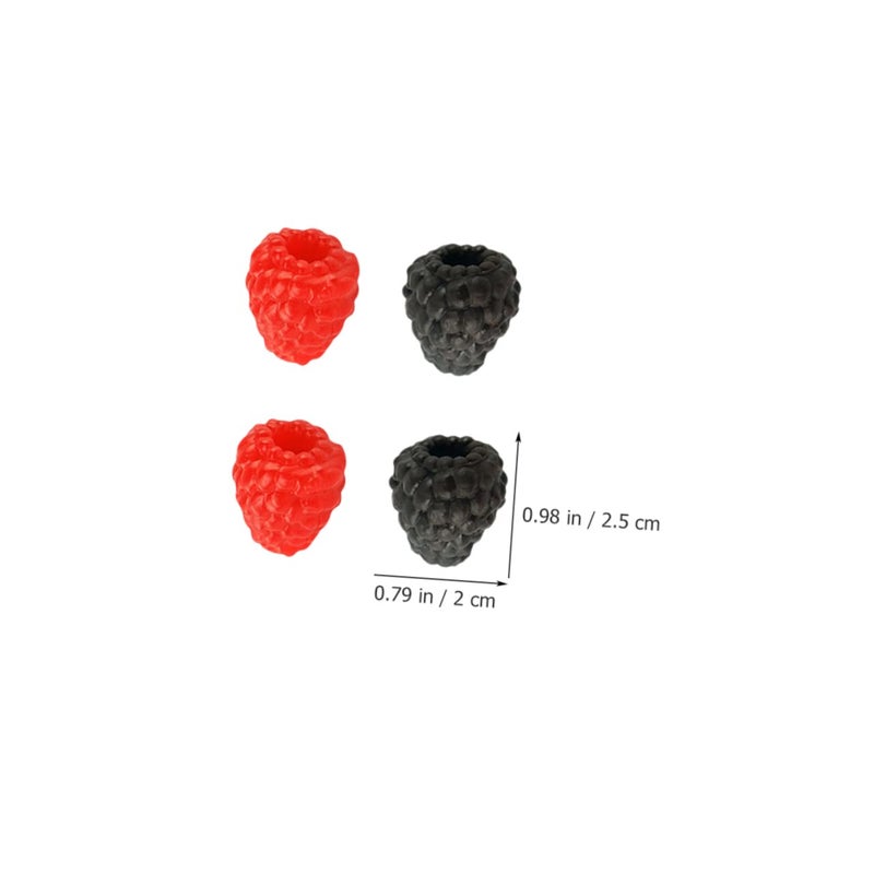 Lifelike Artificial Raspberry Fruit Decor 20Pcs Kitchen Photography Props - Image 5