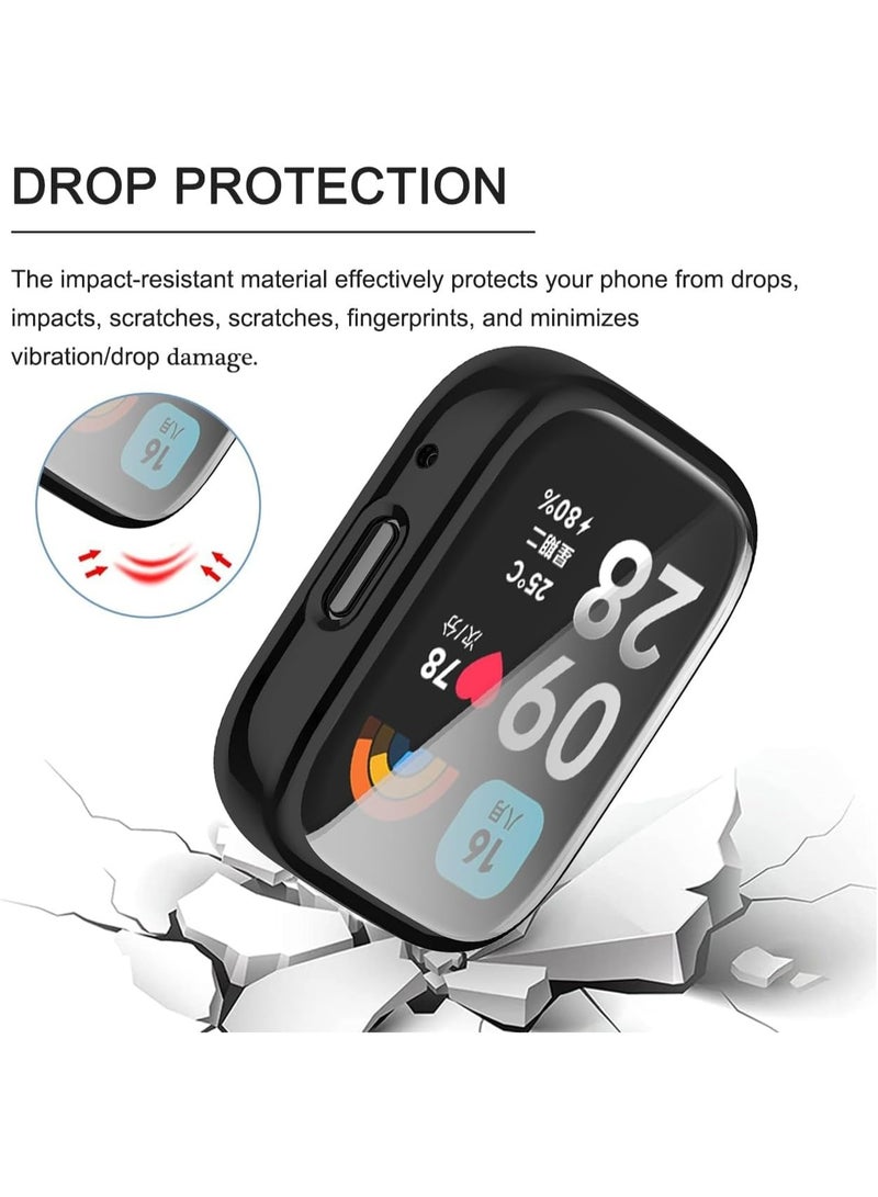 Full TPU Case Compatible with Huawei Fit 4 Pro (2025) Ultra Slim, All-Around Protective Bumper Cover with Full Protector for Huawei Fit 4 Pro (2025) Smartwatch (Silver) - Image 3