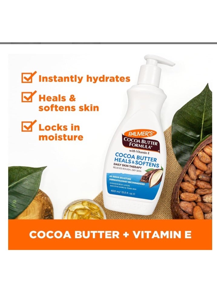 بالمرز لوشن الجسم اليومي لتنعيم البشرة من بالمرز بزبدة الكاكاو – لليدين – 400 مل × 3 عبوات - Image 2