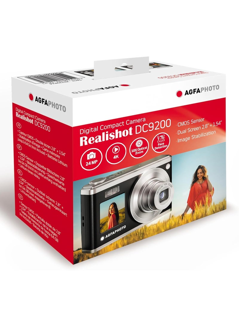 AgfaPhoto KODAK AgfaPhoto Realishot DC9200 Black - Compact Digital Camera - Image 1