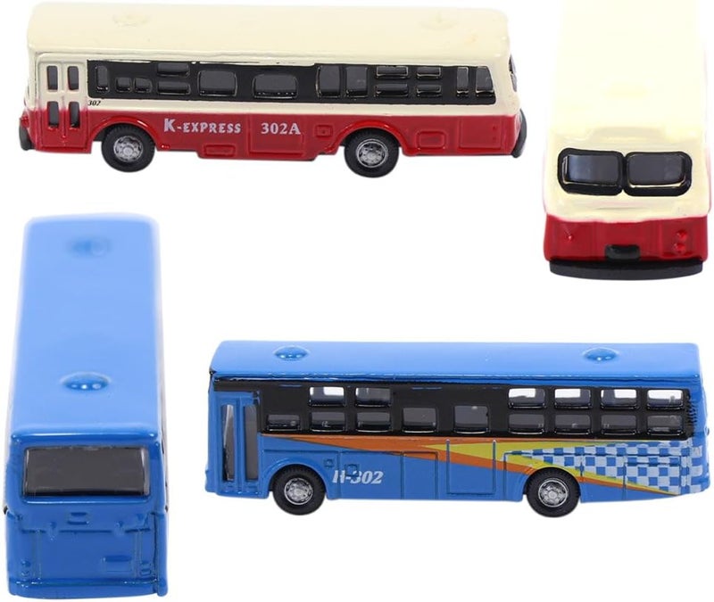Evemodel BS150 6pcs Diecast Model Buses Car 1:160 N Scale Streetscape Layout - Image 4
