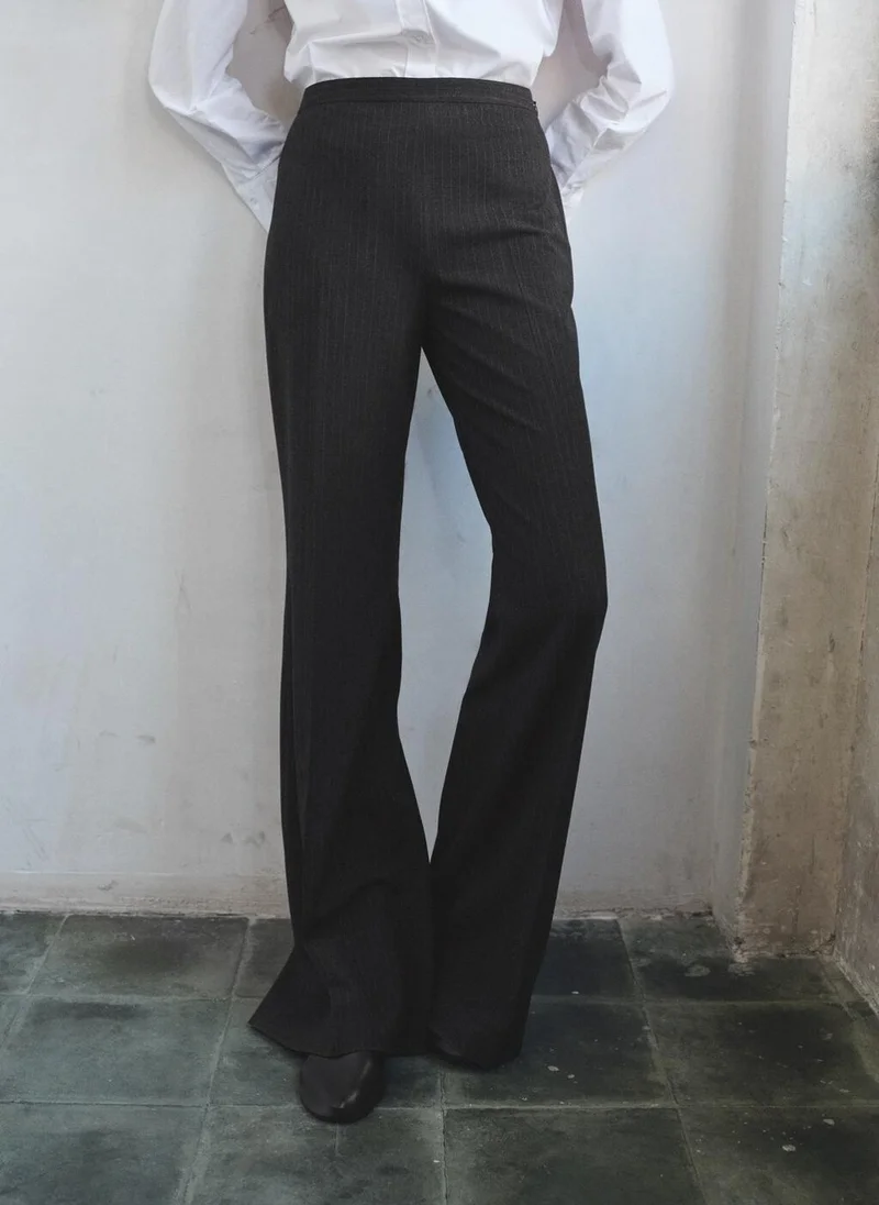 مانجو Pinstripe suit trousers