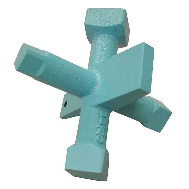Jones Stephens J40042 6-Way Countersunk Plug Wrench Blue
