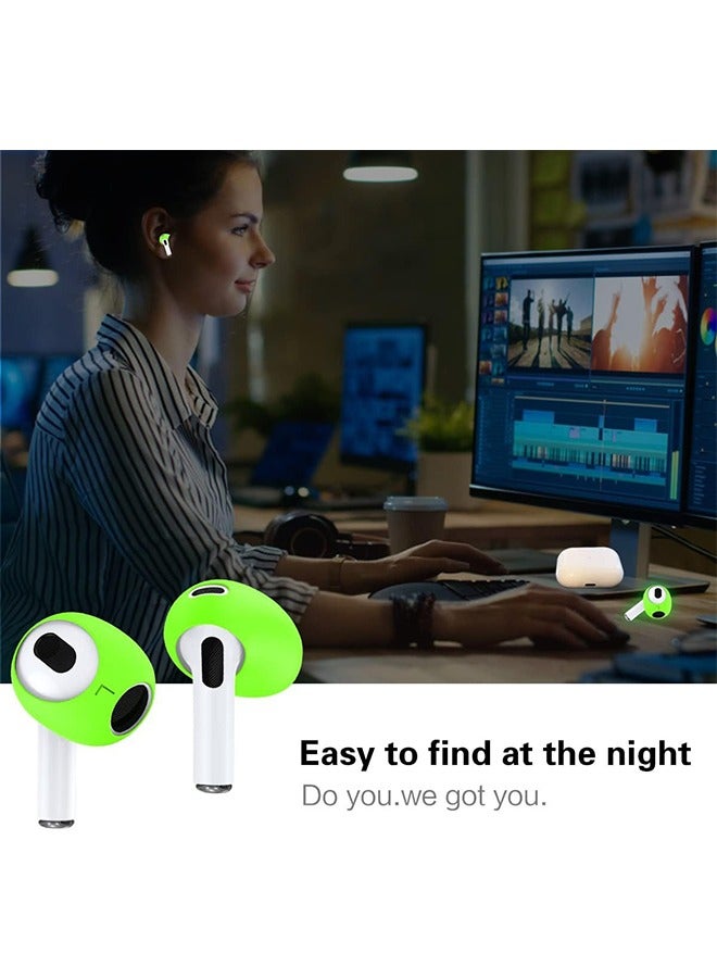 5 Pairs Ear Tips Covers for AirPods 3 [Fit in The Charging Case], Anti-Slip/Dust/Shock Silicone Ear Covers Accessories Compatible with AirPods 3rd Generation (2021) - Image 5