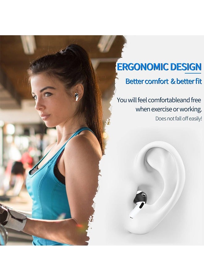 5 Pairs Ear Tips Covers for AirPods 3 [Fit in The Charging Case], Anti-Slip/Dust/Shock Silicone Ear Covers Accessories Compatible with AirPods 3rd Generation (2021) - Image 4