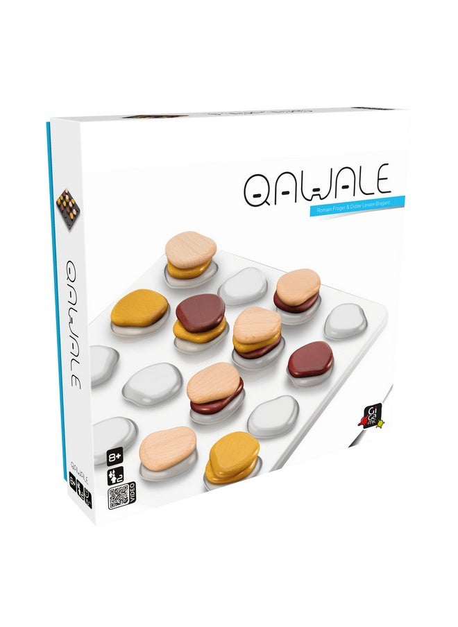 Gigamic Qawale - from Creators of Quoridor | Mensa Select | Wooden Abstract Strategy Game - Simple to Learn with Strategic Depth | Ages 8+ | 2 Players | 15 Minutes  - Image 1