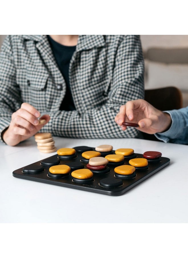 Gigamic Qawale - from Creators of Quoridor | Mensa Select | Wooden Abstract Strategy Game - Simple to Learn with Strategic Depth | Ages 8+ | 2 Players | 15 Minutes  - Image 4