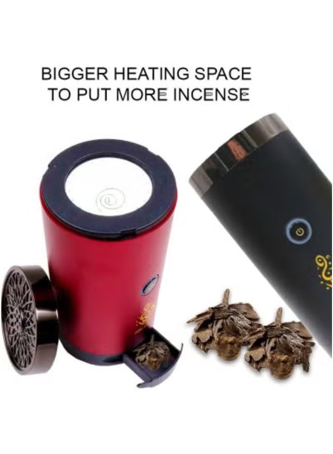 TIGER Portable USB Rechargeable Electric Incense Burner for Bakhoor & Oud – Stylish Compact Arabic Aroma Diffuser for Home, Office, Car & Travel | Safe Flameless Heating Technology | Lightweight Mubkhara with Quick Heating | Ideal for On-the-Go Fragrance Enjoyment - Image 3