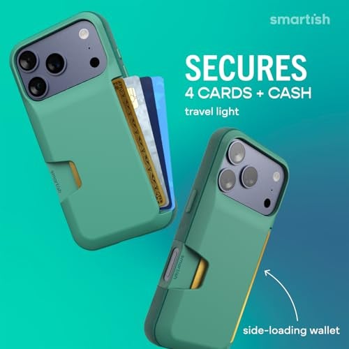 Smartish iPhone 17 Pro Wallet Case Wallet Slayer Vol 1 Slim Protective Credit Card Holder Drop Tested Hidden Credit Card Slot Cover for Apple iPhone 17 Pro So Jaded - Image 3