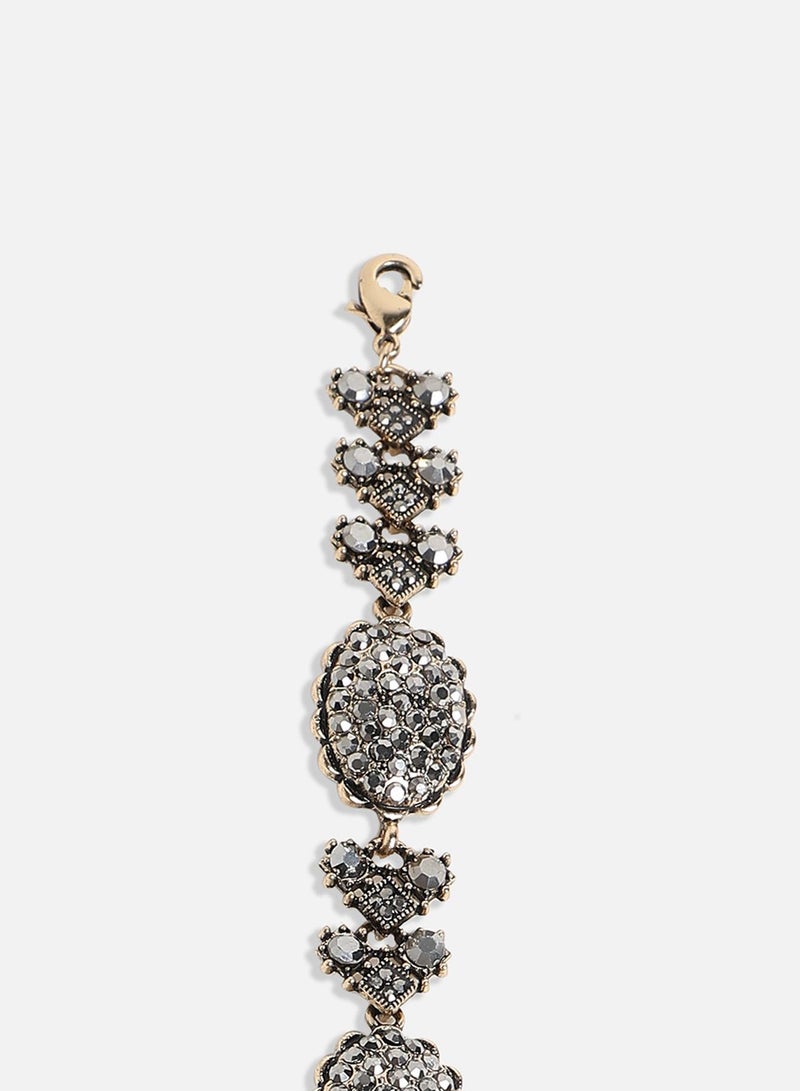 SOHI Oval Cluster Artificial Bracelet Jewellery - Image 3