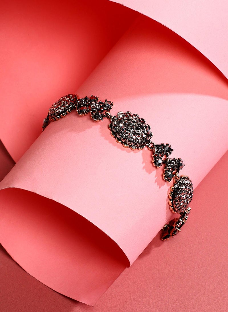 SOHI Oval Cluster Artificial Bracelet Jewellery - Image 5