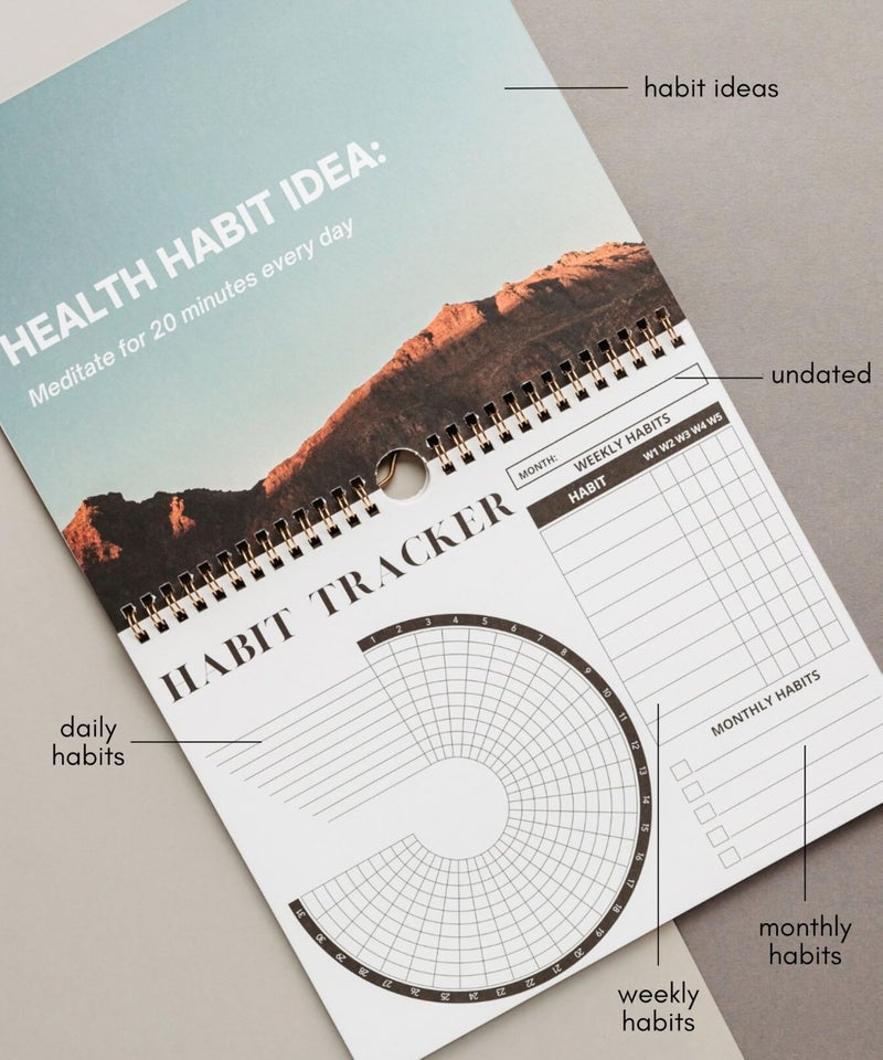 Lamare 2026 Habit Tracker Calendar â€“ Premium Daily Habit Tracker Journal and Goal Board, Workout Motivation & Productivity Tool - Image 4
