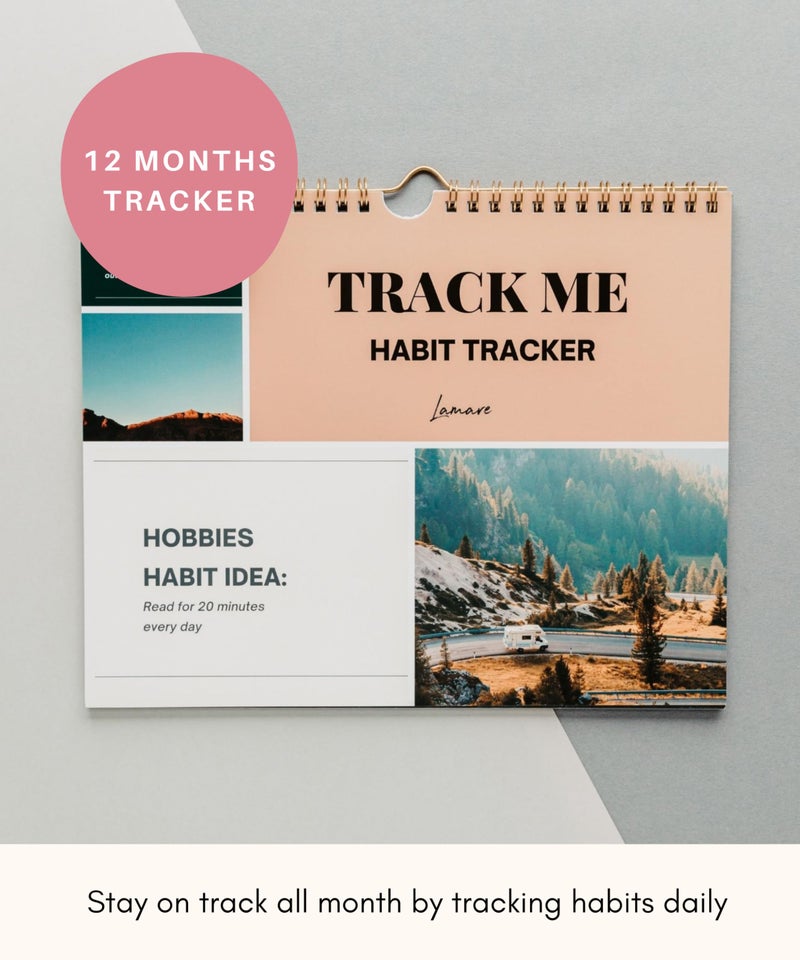 Lamare 2026 Habit Tracker Calendar â€“ Premium Daily Habit Tracker Journal and Goal Board, Workout Motivation & Productivity Tool - Image 3