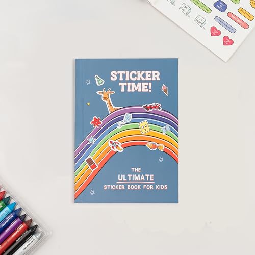 The Journal Lab - Sticker Book for Kids | 500 + Cute Stickers to Decorate Your Pages | Blue Book - Image 2
