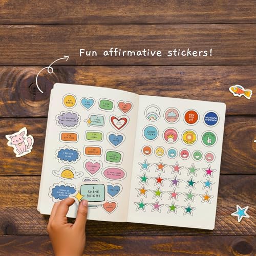 The Journal Lab - Sticker Book for Kids | 500 + Cute Stickers to Decorate Your Pages | Blue Book - Image 4