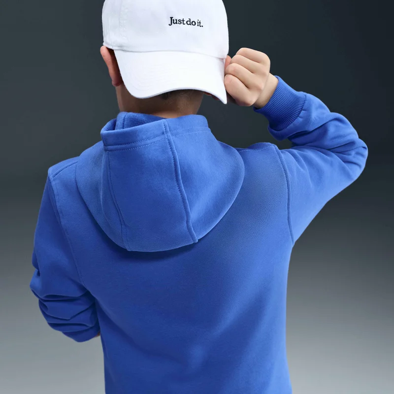 نايكي هودي سبورتسوير كلوب فليس بسحاب كامل للأطفال