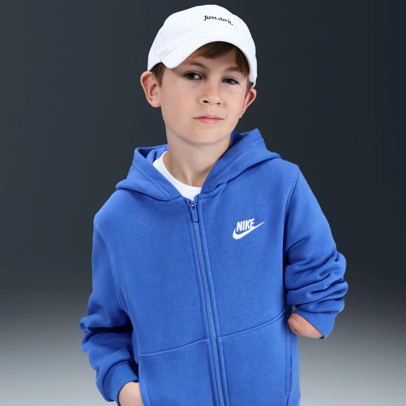 Nike Kids' Sportswear Club Fleece Full-Zip Hoodie