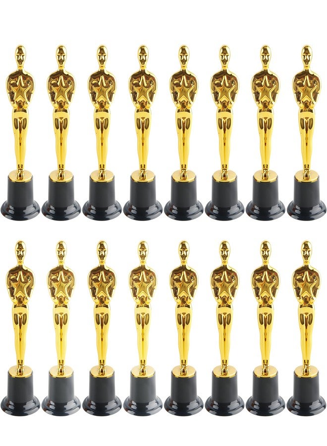 Cotiny مجموعة كوتيني من 16 قطعة من تماثيل الجوائز الذهبية البلاستيكية مقاس 6 بوصات، مثالية كهدايا للحفلات، وجوائز التقدير، والمسابقات، والجوائز المدرسية. - Image 1