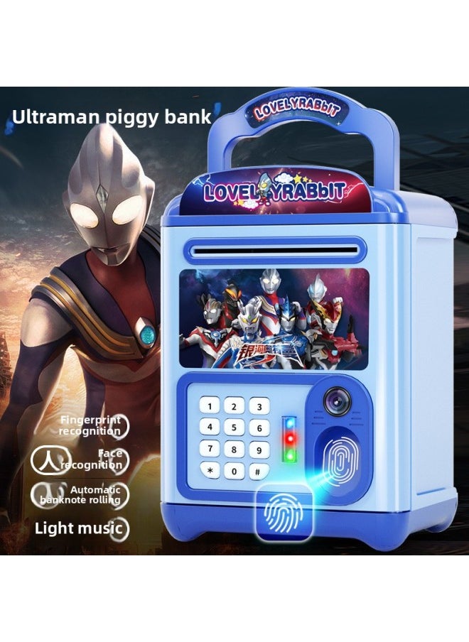 Generic - Password Super Large Capacity Tank Anti-variety Of Birthday Gifts Can Be Piggy Bank Fall Storage Money Access Boy Altman Creative-Color:Ultraman Key Unlock Pattern Random-Size:Rechargeable Model (rechargeable Battery + Charger + Screwdriver) - Image 1
