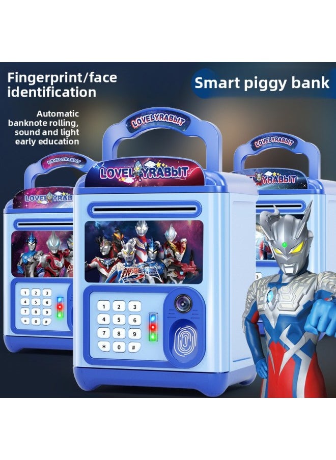 Generic - Password Super Large Capacity Tank Anti-variety Of Birthday Gifts Can Be Piggy Bank Fall Storage Money Access Boy Altman Creative-Color:Ultraman Key Unlock Pattern Random-Size:Rechargeable Model (rechargeable Battery + Charger + Screwdriver) - Image 1