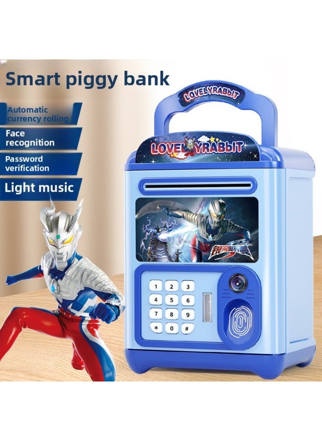 Generic - Password Super Large Capacity Tank Anti-variety Of Birthday Gifts Can Be Piggy Bank Fall Storage Money Access Boy Altman Creative-Color:Ultraman Key Unlock Pattern Random-Size:Rechargeable Model (rechargeable Battery + Charger + Screwdriver) - Image 1