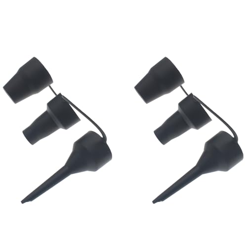 LBTODH 2 PCS Air Pump Nozzles 3 Sizes Plastic Inflatable Pump Nozzles Head Black Air Pump Accessory for Most Air Pumps - Image 3