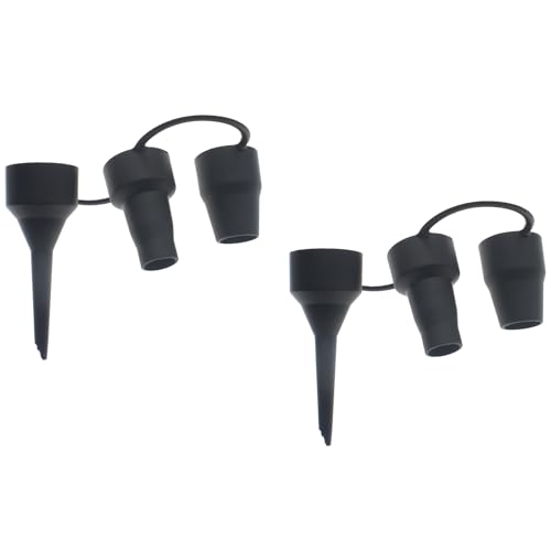 LBTODH 2 PCS Air Pump Nozzles 3 Sizes Plastic Inflatable Pump Nozzles Head Black Air Pump Accessory for Most Air Pumps - Image 4