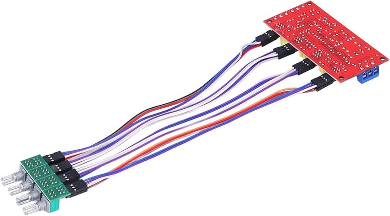 وحدة مكبر الصوت المسبق NE5532 مع تحكم في التوازن بين النغمات العالية والمنخفضة، شريحة مزدوجة، صوت مستقر - Image 3