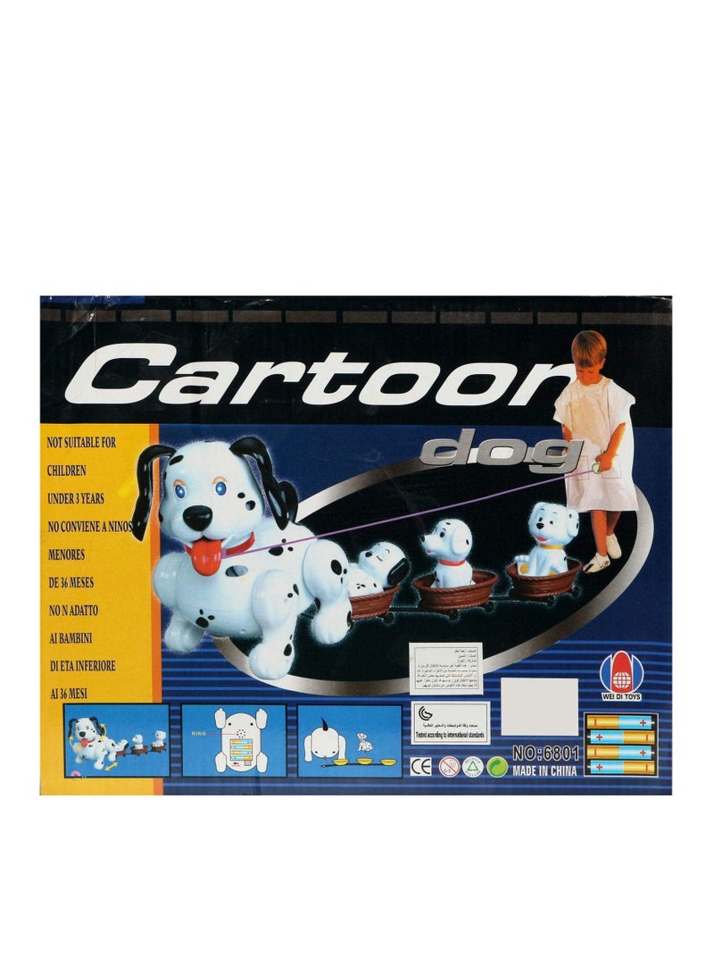 The Spot Dog Toy with Her Kids White and Black 4 Pieces - No:6801 - Image 2