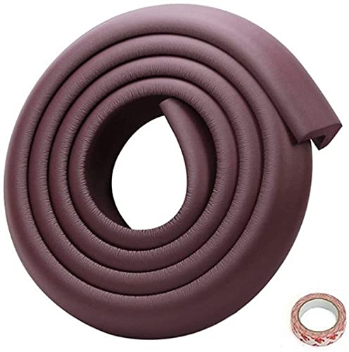 pepplo Baby Proofing Edge and Corner Guard Protector Set – 6.5 Feet, Safety Bumpers - Child Proof Furniture and Tables (Brown) - Image 1
